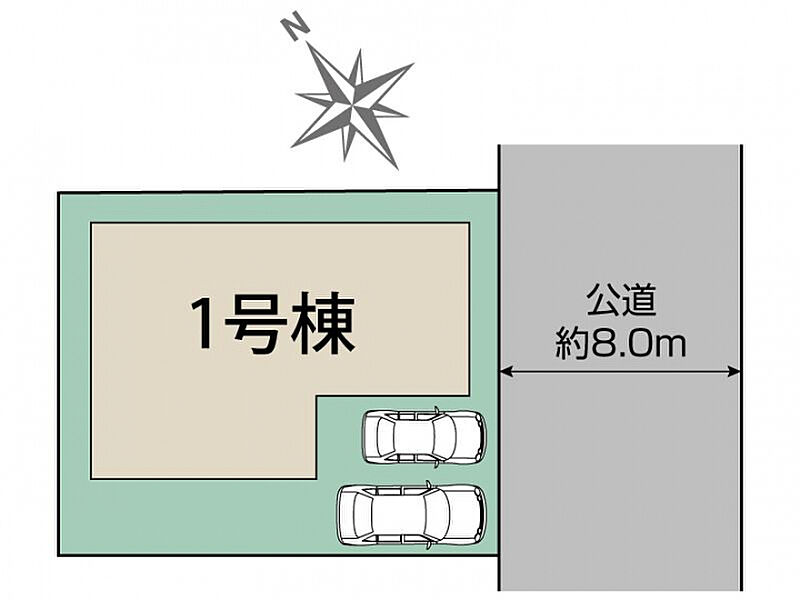 札幌市北区新琴似9条13丁目1棟（平屋） 区画図