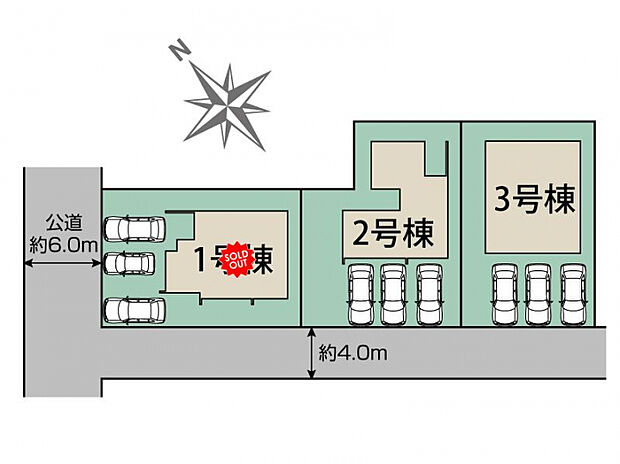 札幌市西区西野4条2丁目2期3棟 区画図