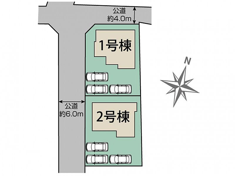 甲府市中町2棟 区画図