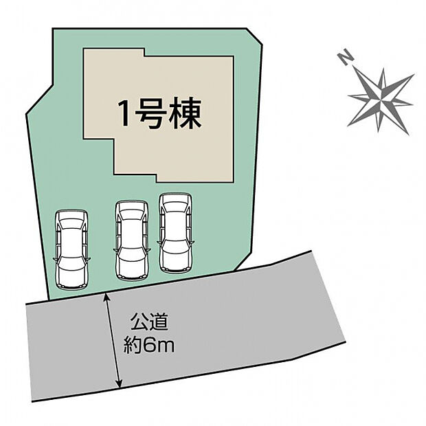 甲斐市篠原1棟 区画図