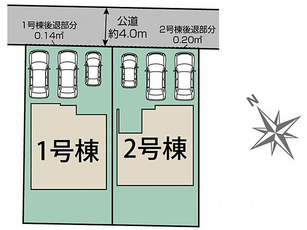 豊田市平山町1丁目2棟 区画図