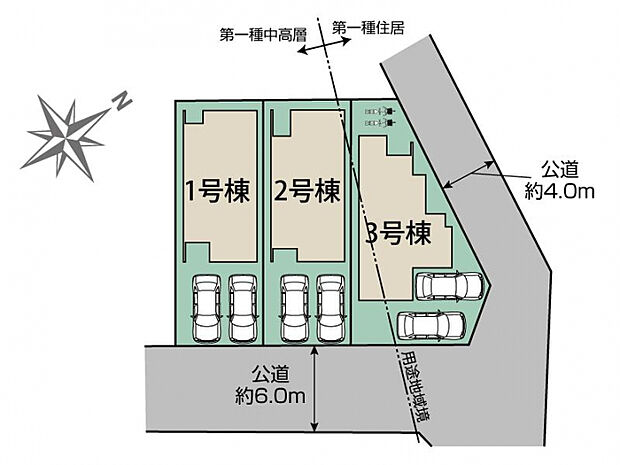 豊田市丸山町4丁目2期3棟 区画図