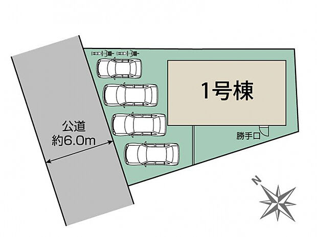 愛知郡東郷町和合牛廻間2期1棟 区画図
