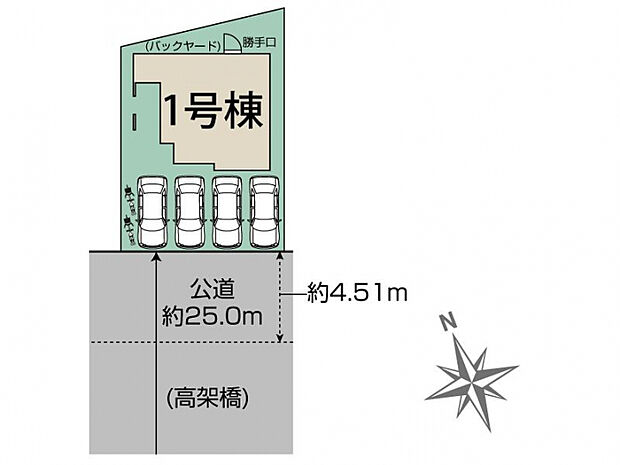 名古屋市北区喜惣治2丁目1棟 区画図