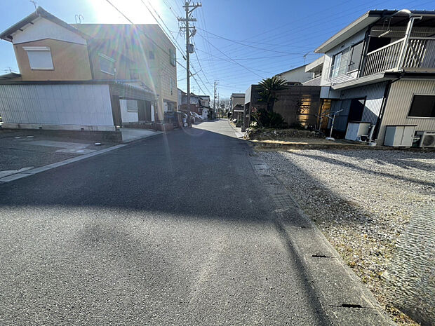 前面道路　