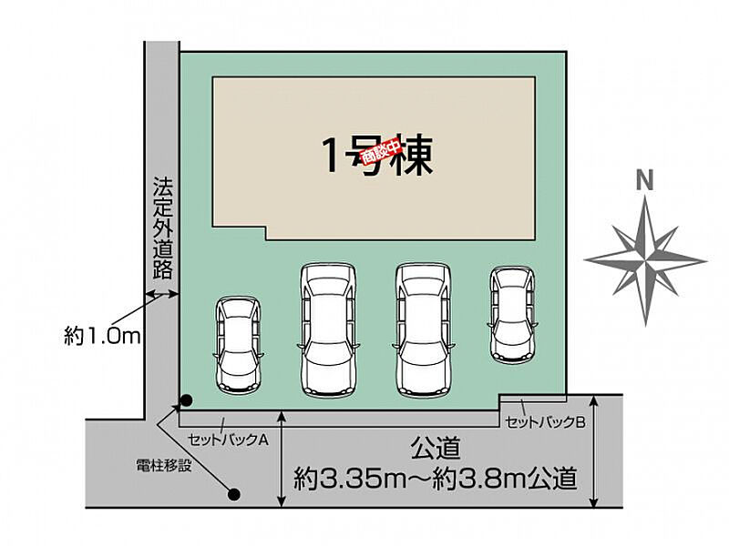 一宮市笹野1棟 区画図