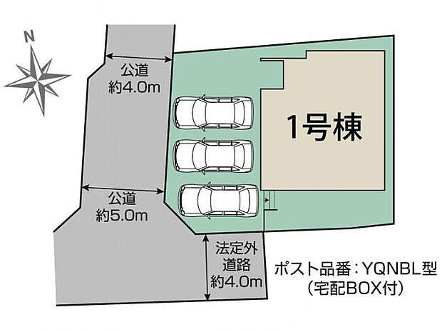 愛西市渕高町1棟 区画図
