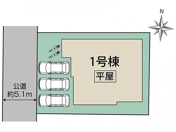 羽曳野市羽曳が丘西3丁目1棟 区画図