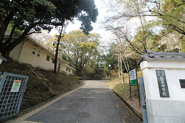 市立若草中学校（約1,128m）