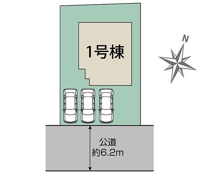 佐伯区観音台3丁目1棟　区画図