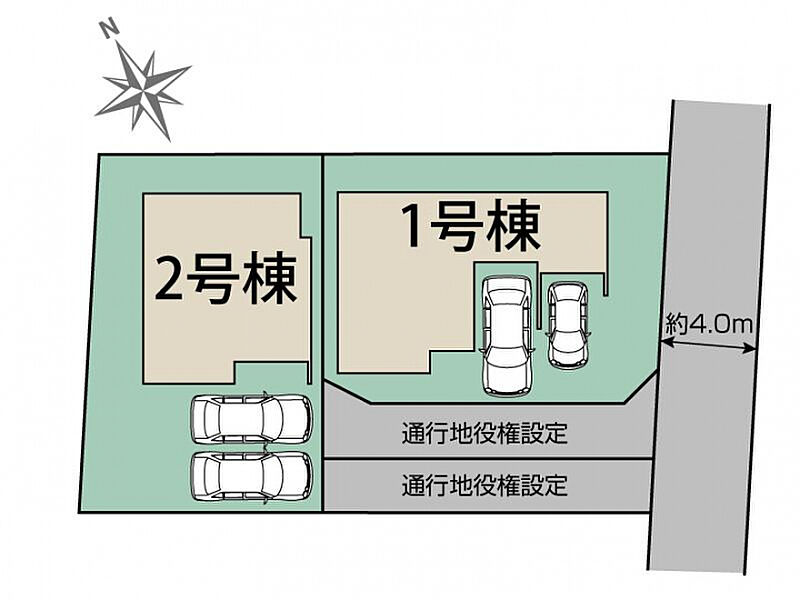 東区戸坂くるめ木1丁目2棟 区画図