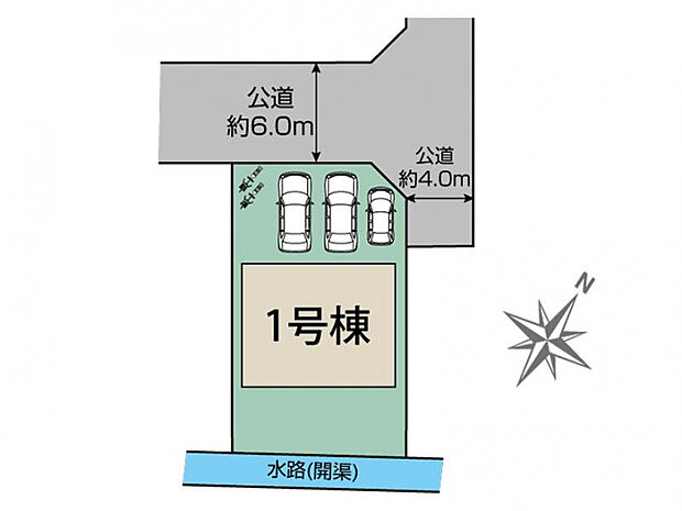宇土市高柳町1棟 区画図