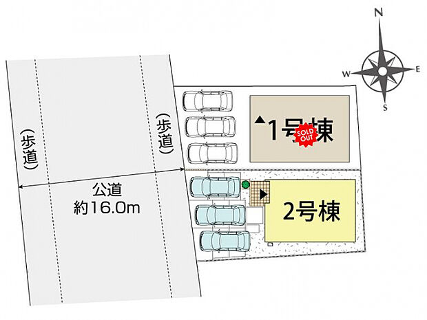 豊見城市高安2棟 区画図