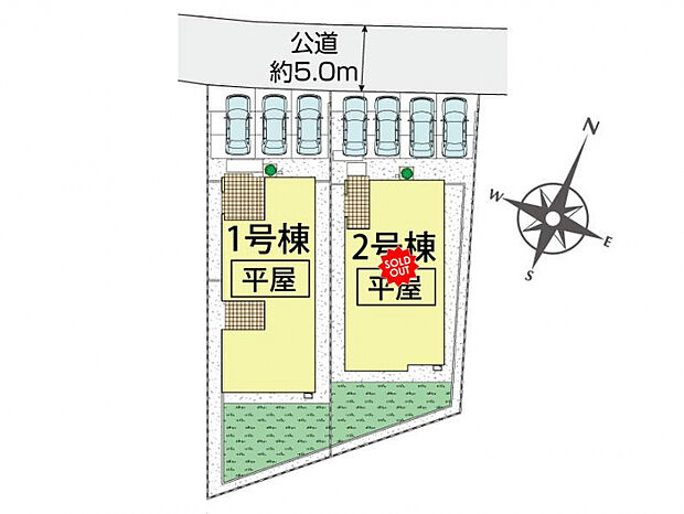 読谷村波平4期2棟 区画図