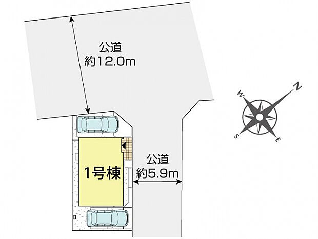 那覇市真嘉比2丁目1棟 区画図