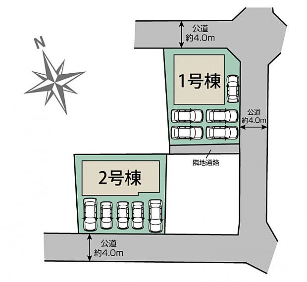 読谷村喜名4期2棟 区画図
