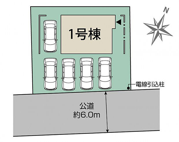 読谷村波平5期1棟 区画図