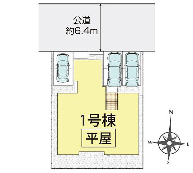 岡山市東区南古都2期1棟 区画図