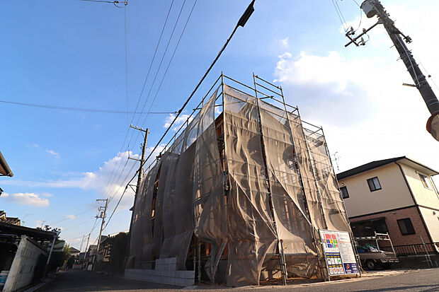 【【上棟後写真】】税制面での優遇が受けられる、長期優良住宅仕様。