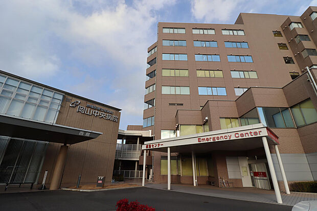 岡山中央病院(約650m)