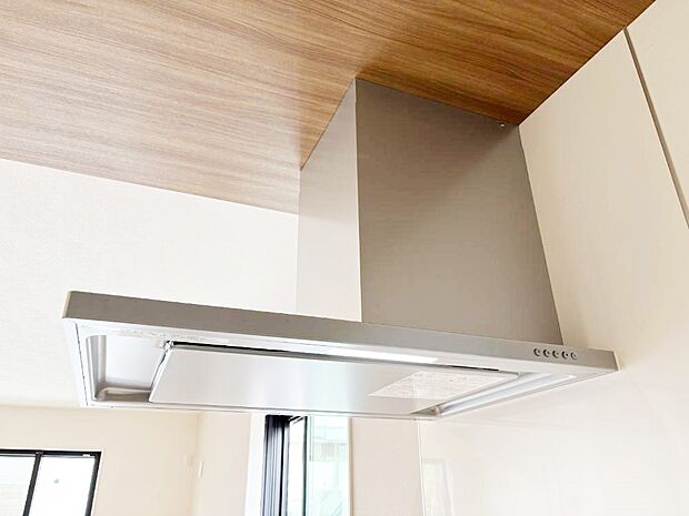 【レンジフード】基本的なお手入れはフィルターのみ！お手入れのしやすさも魅力です。