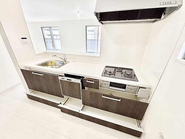 【その他設備(スライド収納)】使いやすさを優先したスライド式収納タイプ！