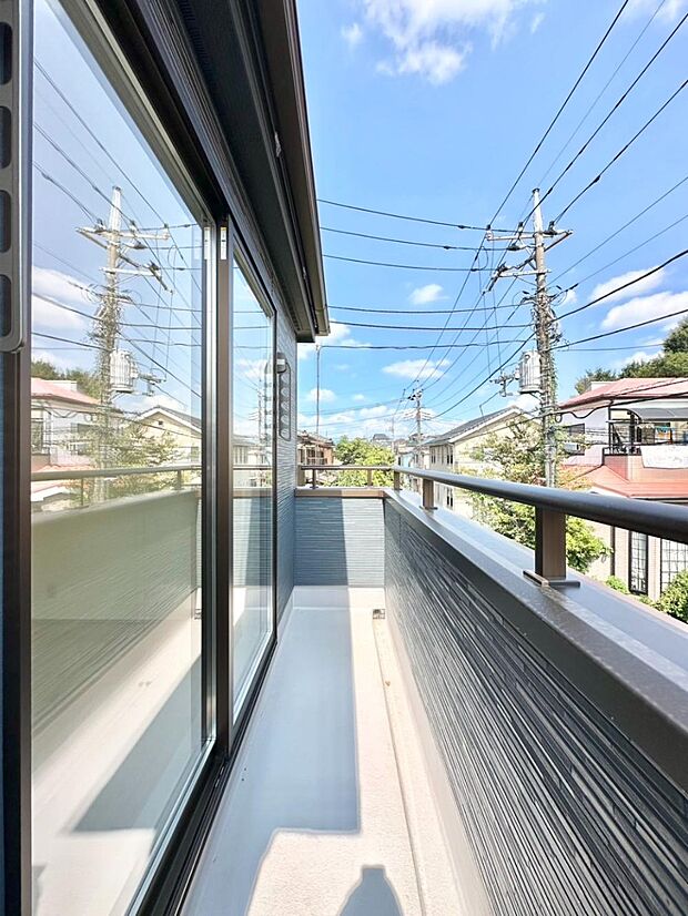 【バルコニー】風通しの良いバルコニー