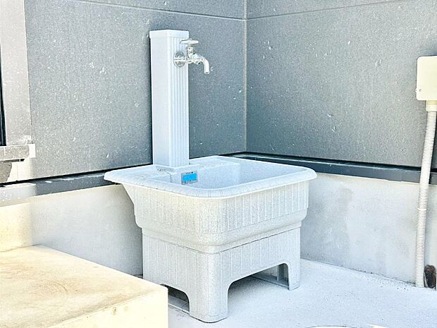 【その他現地】外水栓があると、庭のお手入れやちょっとした手洗い・洗車に便利です!