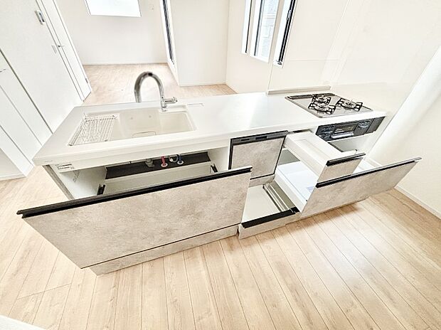 【スライド収納】使いやすさを優先したスライド式収納タイプ!