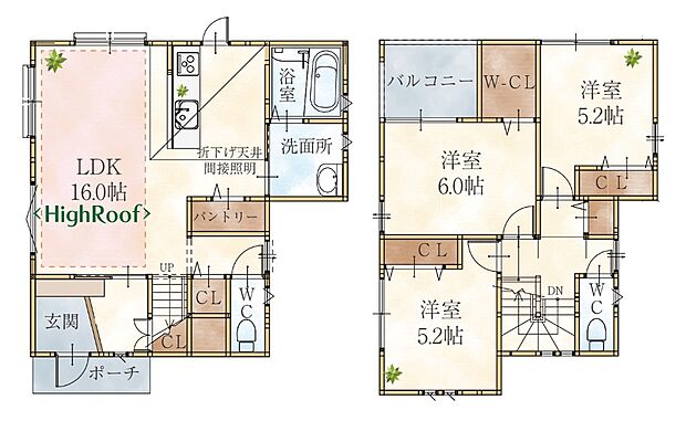 和歌浦東3-2 間取り