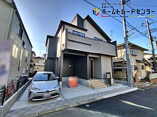 【飯田グループ物件】川越市扇河岸　全１棟　※ビルトインガレージ　ブルーミングガーデン 外観