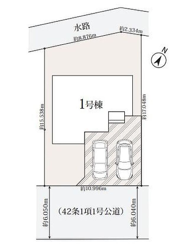 敷地55坪超え♪南庭付きの理想的なお住まいです!カースペースは2台分完備!家族分の自転車を駐輪したり、来客用の駐車スペースとしてもお使いいただけます。