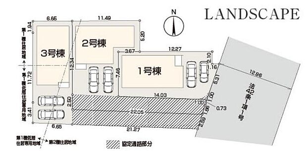ターミナル駅へのバス便でのアクセス可能!商業施設至近で利便性の高い立地です♪カースペース2台分(車種による)♪駐輪場や来客用の駐車スペースとしてもお使いいただけます。
