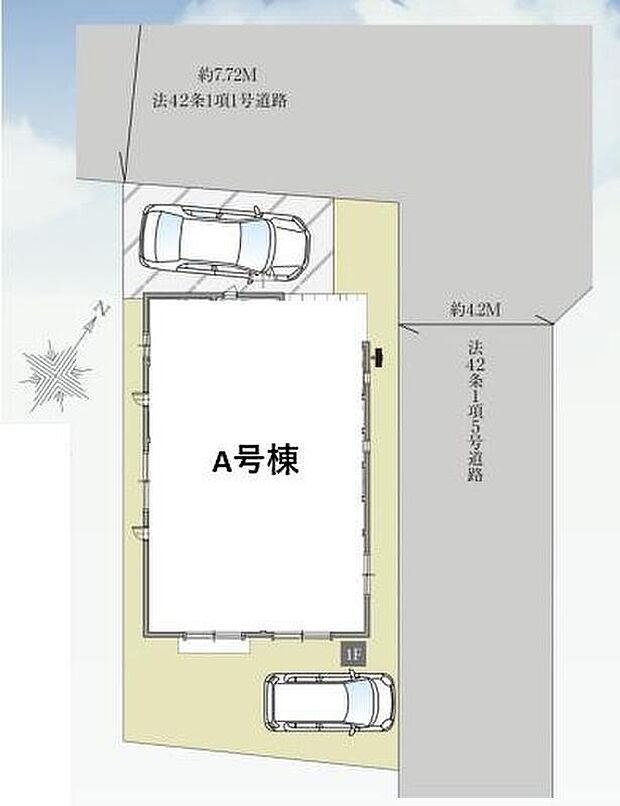 通勤・通学に嬉しい２路線アクセス♪開放的な北西・北東角地♪カースペース２台分（車種による）ございますので駐輪場や来客用の駐車スペースとしてもお使いいただけます。