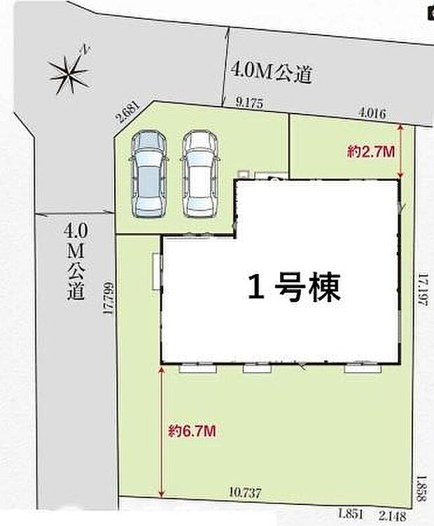 東武越生線「一本松」駅徒歩5分♪毎日の通勤通学もラクラク♪カースペース2台分完備!家族分の自転車を駐輪したり、来客用の駐車スペースとしてもお使いいただけます。