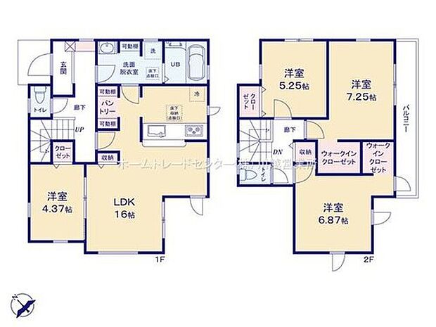 【4LDK】☆可動棚付きパントリー☆
キッチンのすぐ横の収納スペースはパントリーに最適♪家族が多いとすぐなくなってしまう水や食材をまとめ買いしても置き場所に困らないのはうれしいですね♪