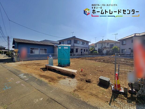 【現地外観写真】今日も、明日も、この街で、きっと家族がしあわせになる物語が描かれていくはずです。毎日の何気ない『いってきます』『ただいま』に幸せを感じられる、そんな住まいを。
