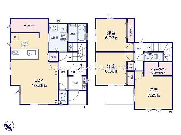 【4LDK】☆リビング横和洋室付き☆
リビングに隣接する和洋室を開放すると20帖超えの大空間に!応接間としては勿論、キッズコーナーやお昼寝コーナーにも最適♪WIC・SIC完備!