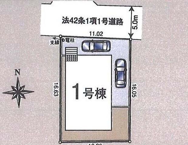 【全体区画図】敷54坪超えのゆとりある立地♪人気の平屋建てです!開放的な住環境の第一種低層住居専用地域。周辺は高さ制限が設けられているため、空が広く感じられます。落ち着きある街並みが広がります。