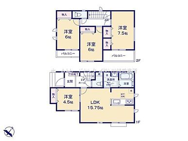 全居室南東向き♪リビングに隣接する洋室を開放すると２０帖超えの大空間に！リビングの延長として広くお使いいただけます。キッズコーナーやお昼寝コーナーにも最適♪ 