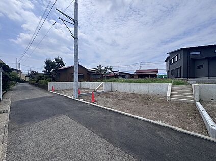 前面道路を含む現地