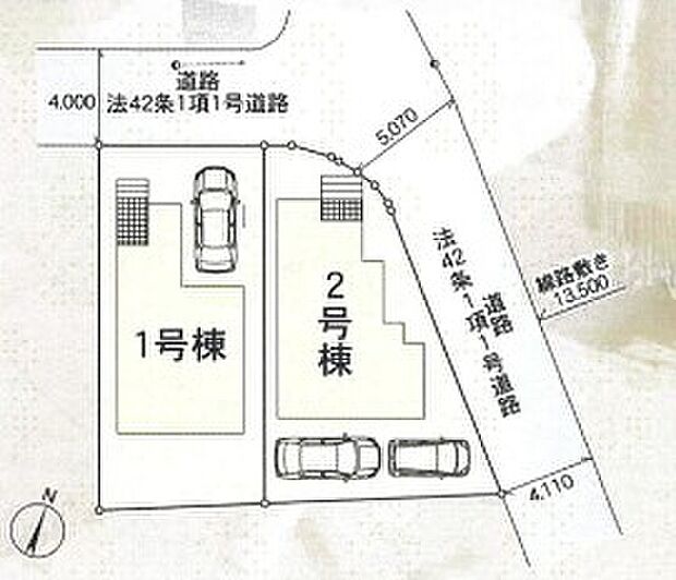 ≪全体区画図≫
☆京成松戸線「元山」駅徒歩1分☆忙しい朝、遅い帰宅時にも嬉しい駅近物件です♪
駐車スペース付でお買い物もラクラク！