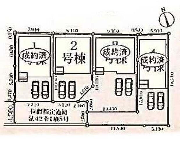 カースペース2台分(車種による)♪
