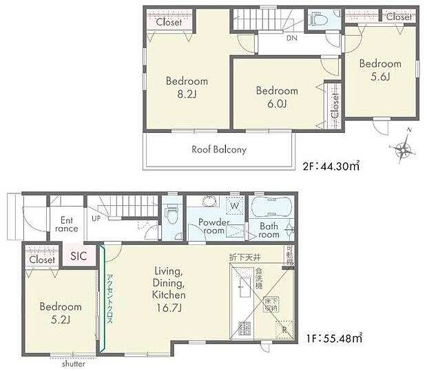 (1号棟)、価格3990万円、4LDK、土地面積150.43m2、建物面積99.78m2