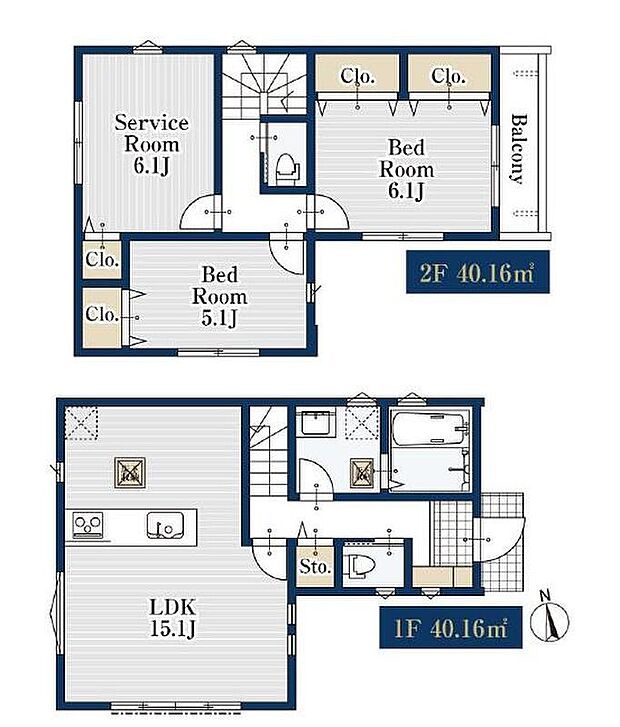 (1号棟)、価格3480万円、2LDK+S、土地面積80.86m2、建物面積80.32m2