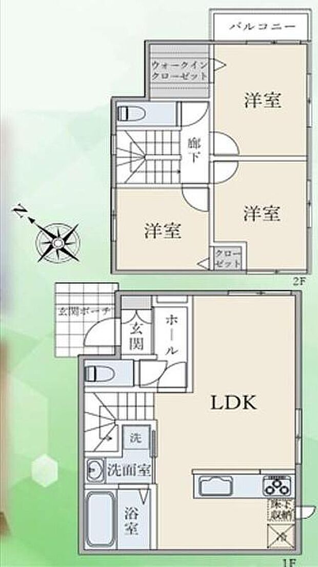 (1号棟)、価格4780万円、3LDK、土地面積78.21m2、建物面積76.18m2