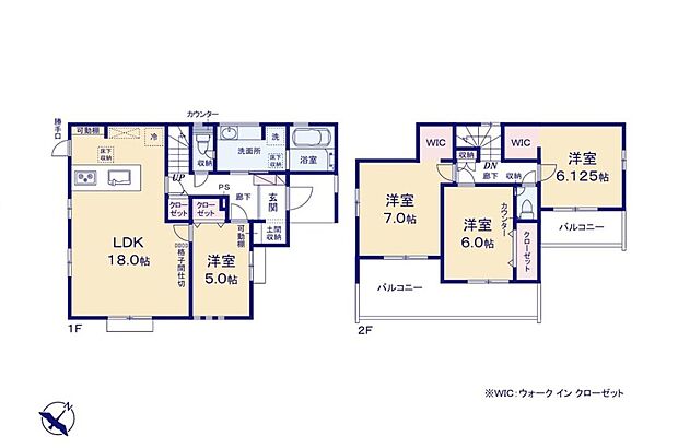 (1号棟)、価格6080万円、4LDK、土地面積184.97m2、建物面積103.71m2