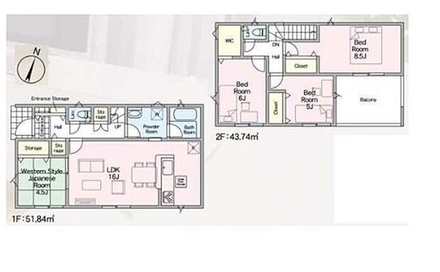 (1号棟)、価格3588万円、4LDK、土地面積141.98m2、建物面積95.58m2
