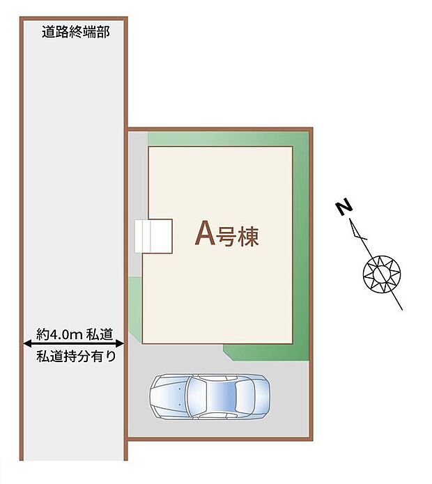 ≪区画図≫
カースペース付き☆前面道路は住人以外の車の進入も少なく、小さなお子様を持つご家庭にも安心♪落ち着いた住環境と利便性を兼ね備えたエリアです☆