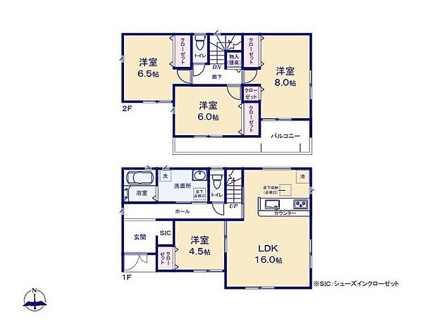 (1号棟)、価格4580万円、4LDK、土地面積172.69m2、建物面積102.06m2